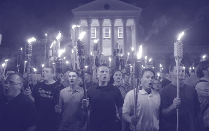 Far-Right demo in Charlottesville USA